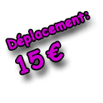 15 € / Déplacement